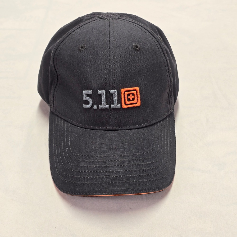 5.11 Tactical Hat Baseball Cap Always Be Ready 2013 Black Orange One‎ Size